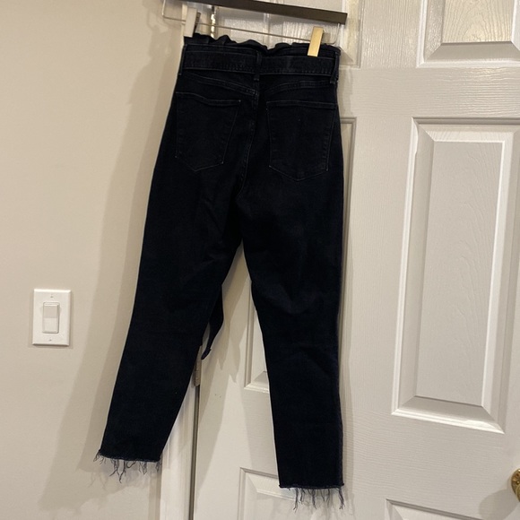 Abercrombie Black ultra high rise ankle skinny jeans - Picture 3 of 5